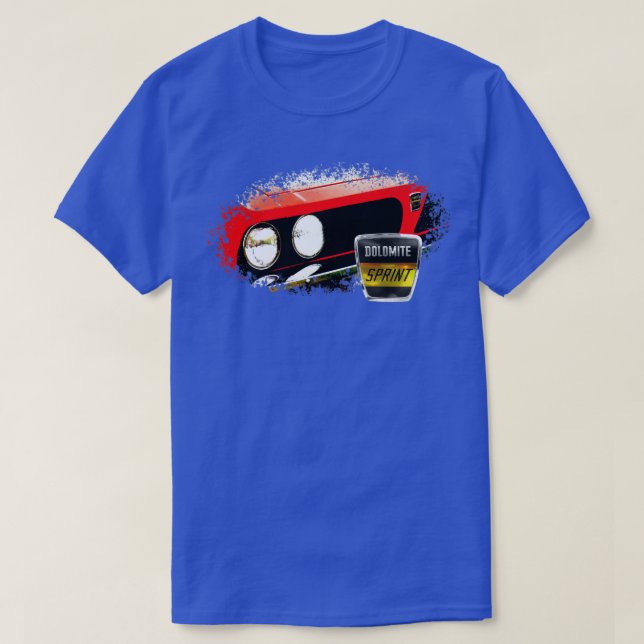 Triumph Dolomite Sprint 1970 s British Classic ele T Shirt (Design framsida)