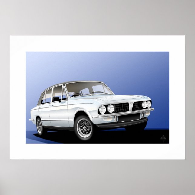 Triumph Dolomite Sprint Poster Illustration (Framsidan)