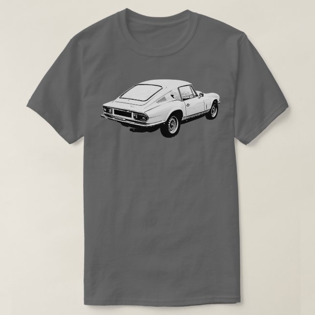 Triumph GT6 Mk3 1970-talets klassiska bakkvartspar T Shirt (Design framsida)