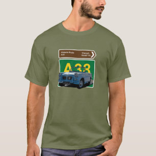 Triumph Herald.1966 Brittiska. Historisk väg A38. T Shirt