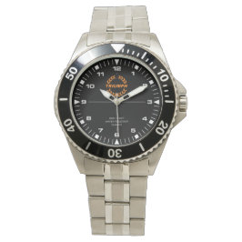 Triumph Laurel-andedräkt - Orange - Divers Watch. Armbandsur