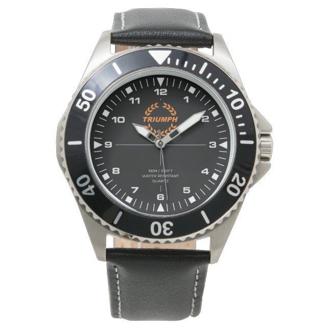 Triumph Laurel-andedräkt - Orange - Divers Watch. Armbandsur (Framsida)