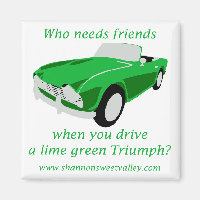 Triumph Magnet Square (Framsidan)