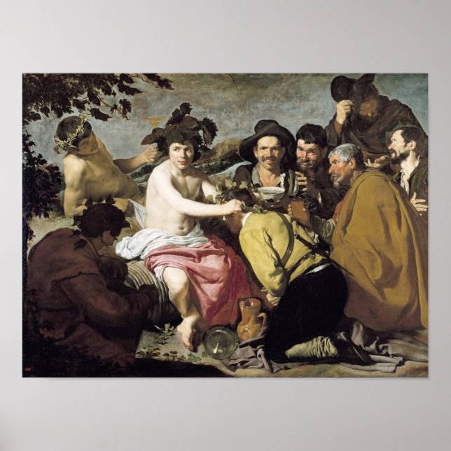 Triumph of Bacchus, 1628 Poster (Framsidan)