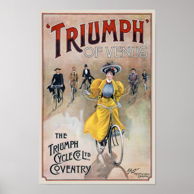 Triumph of Venus Vintage Poster 1900 (Framsidan)