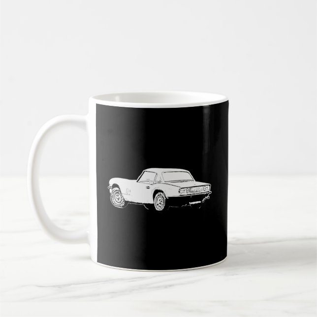 Triumph Spitfire 1970S Classic Sports Car Photo Gr Kaffemugg (Vänster)