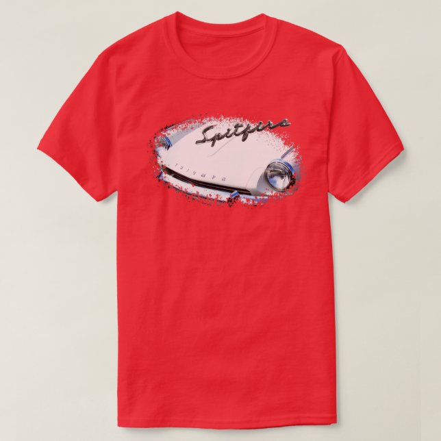 Triumph Spitfire Mk3 1960-talet British Classic in T Shirt (Design framsida)