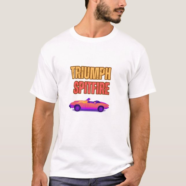 Triumph Spitfire T Shirt (Framsida)