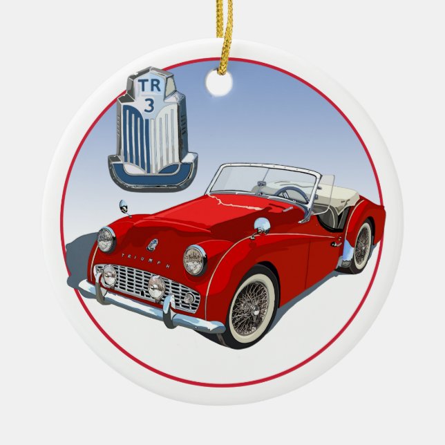 Triumph TR3B Ornament (Framsidan)