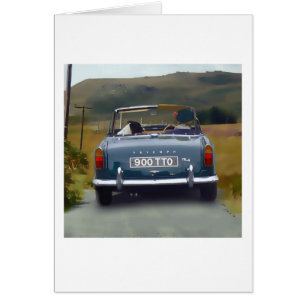 Triumph TR4-kort Hälsningskort