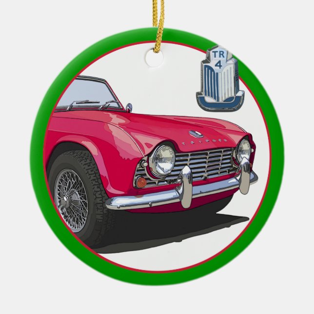 Triumph TR4 Ornament (Framsidan)