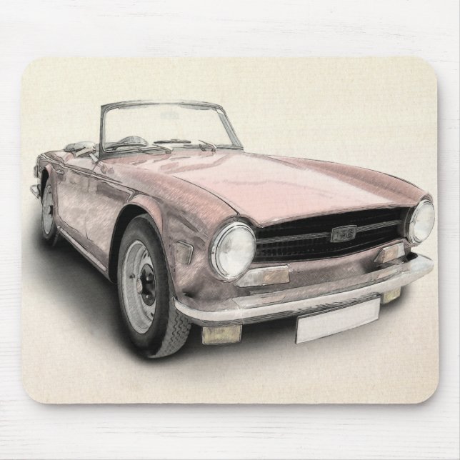 Triumph TR6 Musmatta (Framsidan)