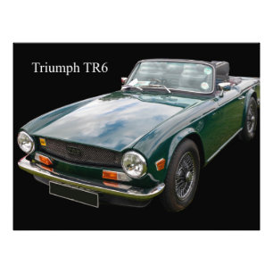 Triumph TR6-sportbil Fototryck