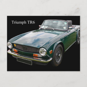 Triumph TR6-sportbil Vykort