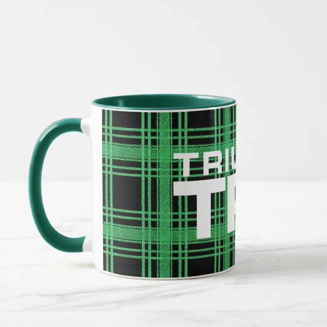 Triumph TR7-Grönt Tartan/Play Mugg (Vänster)