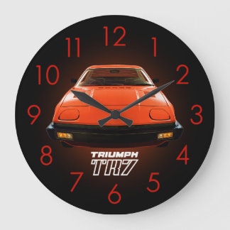 Triumph TR7 - Red Stor Klocka