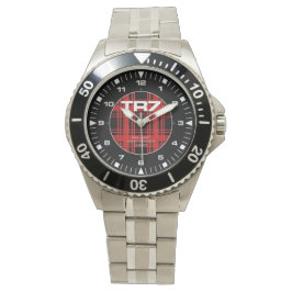 Triumph TR7 - Red Tartan Detail - Divers Watch Armbandsur