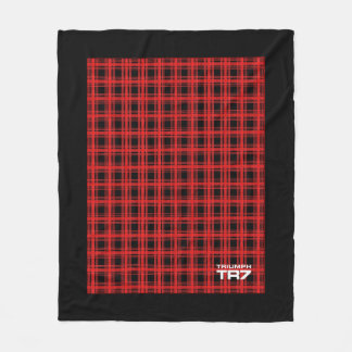 Triumph TR7 - Red Tartan / Play  Fleecefilt