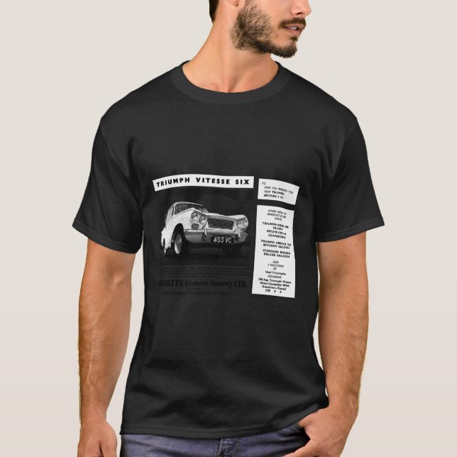 TRIUMPH VITESSE Classic T-Shirt (Framsida)