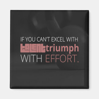 Triumph With Effort Refrigerator Sport Magnet