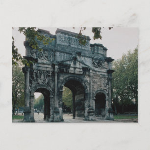 Triumphal Arch, Nordansikte, Orange, Frankrike Vykort