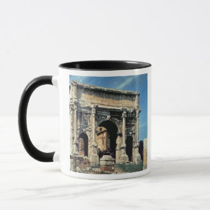 Triumphal båge av Septimius Severus som är Mugg