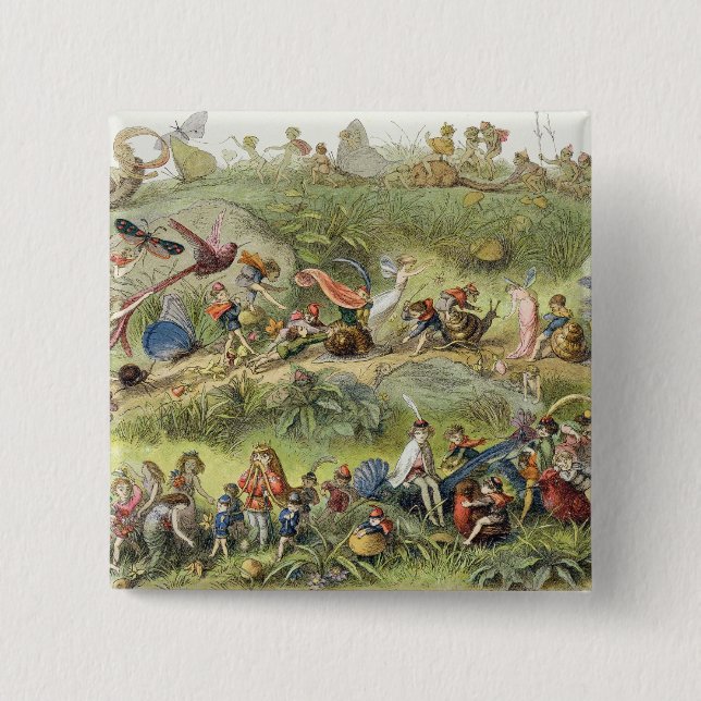 Triumphal mars av Älva-Kungen, illustration från Knapp (Framsida)
