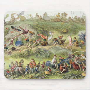Triumphal mars av Älva-Kungen, illustration från Musmatta