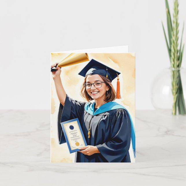 Triumphant Cheers - en symbol för din framgång Kort (Framsida)