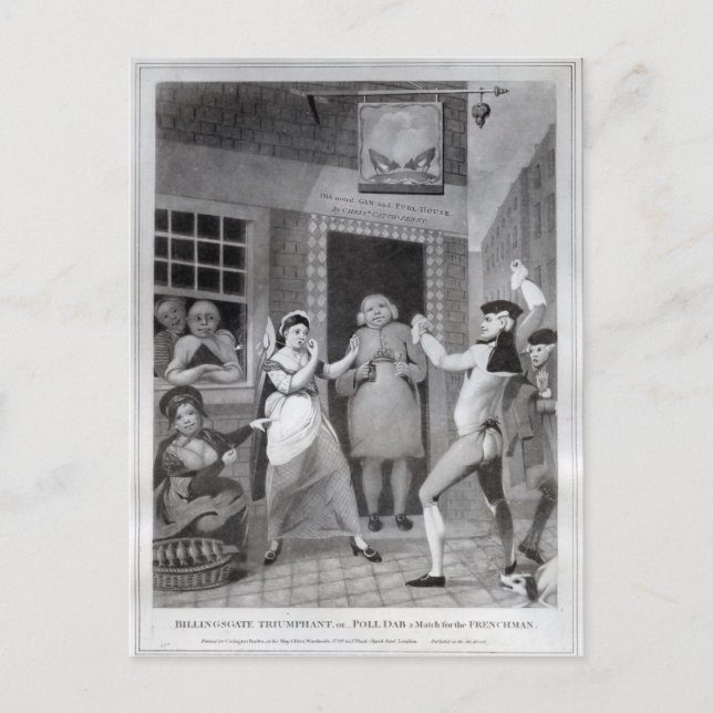 Triumphant för faktureringsgate vykort (Framsida)