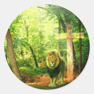 Triumphant Kung Runt Klistermärke