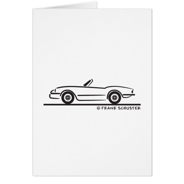 Triumpy Spitfire Hälsningskort (Framsidan)