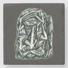 Triumvirat, bläck teckning stenunderlägg