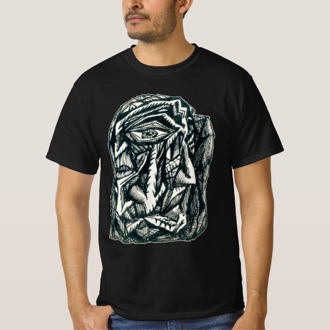 Triumvirat, bläck teckning, T-shirt (Framsida)