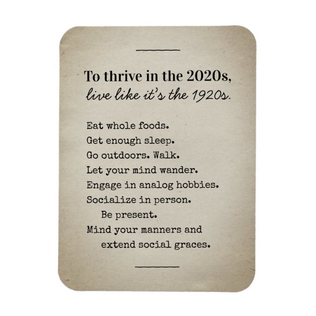 Triv i 2026 Tillbaka till grunderna Magnet (Vertikal)