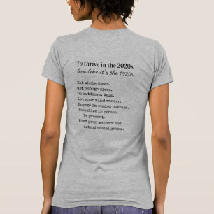 Trivas under 2020-talet Analogt Liv T Shirt