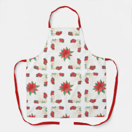 Trivet Christmas Holiday Red Poinsettia and Gold