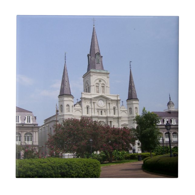 Trivet New Orleans Scen 9 Kakelplatta (Framsidan)