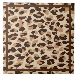 Trivet Tile-Leopard Skriv ut Kakelplatta