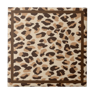 Trivet Tile-Leopard Skriv ut Kakelplatta