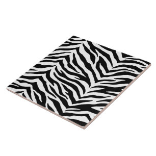 Trivet Tile-Zebra tryck Kakelplatta