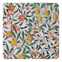 TRIVET: WILLIAM MORRIS : POMEGRANATES