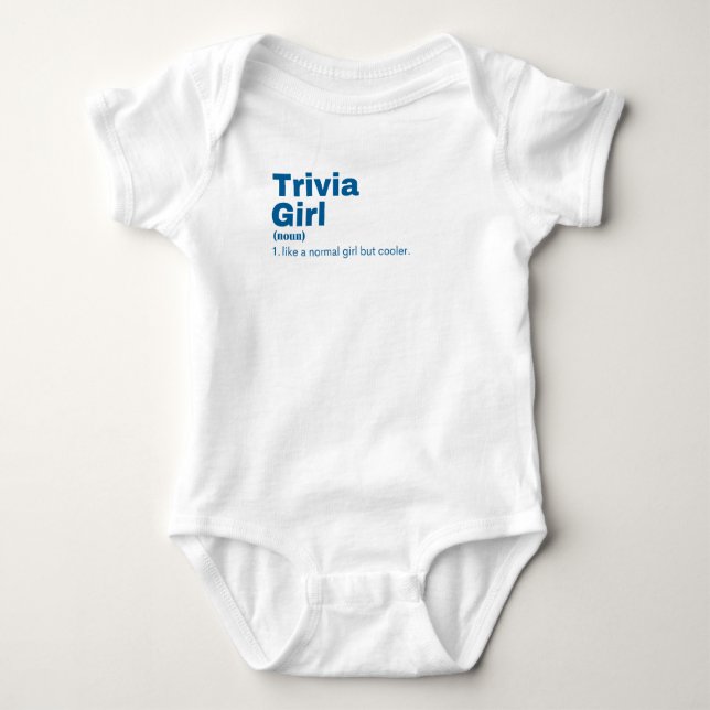 Trivia Girl - Trivia T Shirt (Framsida)