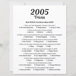 Trivia-spel 2005