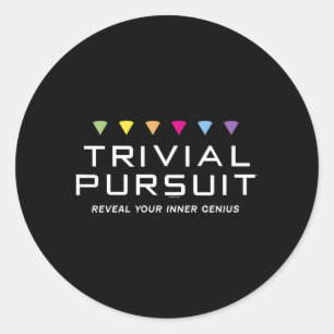 Trivial fortsättning avslöjar din inre Genius Runt Klistermärke