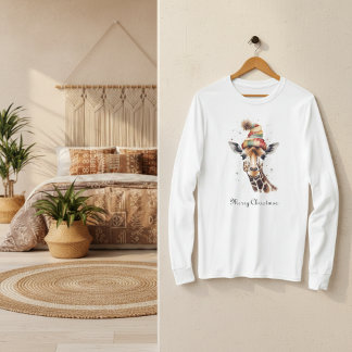 Trivsam julgiraff, specialbeställd t shirt