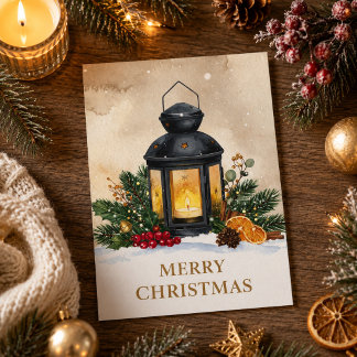 Trivsam jullykta God Jul Semester Julkort