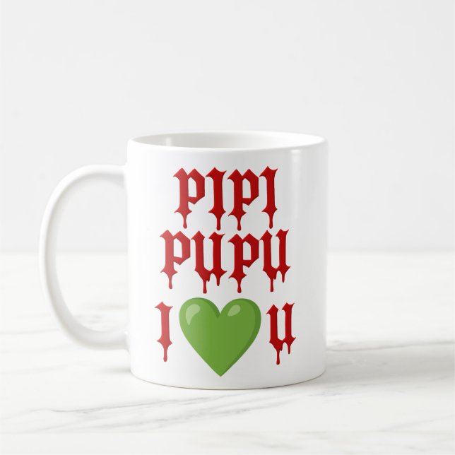 Trivsam kodningsmugg kaffemugg (Vänster)