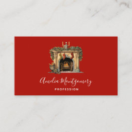Trivsam Victorian julspis Visitkort