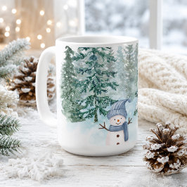 Trivsam vinter kaffemugg